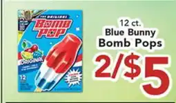 Eurofresh Market Blue Bunny Bomb Pops offer