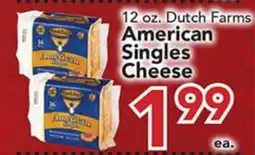 Eurofresh Market 12 oz. Dutch Farms American Singles Cheese offer