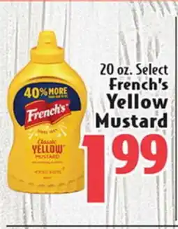 Eurofresh Market 20 oz. Select French's Yellow Mustard offer