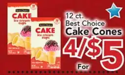 Eurofresh Market 12 ct. Best Choice Cake Cones offer