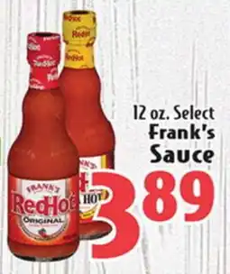 Eurofresh Market 12 oz. Select Frank's Sauce offer