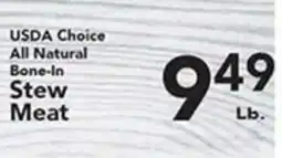 Eurofresh Market USDA Choice All Natural Bone-In Stew Meat offer