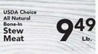 Eurofresh Market USDA Choice All Natural Bone-In Stew Meat offer