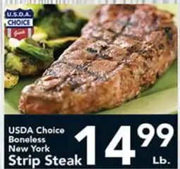 Eurofresh Market USDA Choice Boneless New York Strip Steak offer