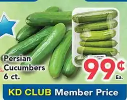 Eurofresh Market Persian Cucumbers offer