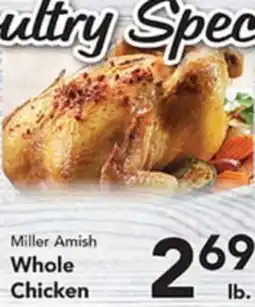 Eurofresh Market Miller Amish Whole Chicken offer