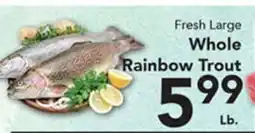 Eurofresh Market Fresh Large Whole Rainbow Trout offer