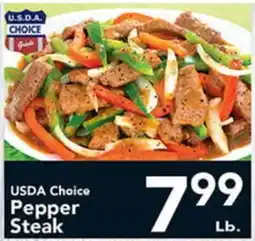Eurofresh Market USDA Choice Pepper Steak offer
