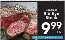 Eurofresh Market Boneless Rib Eye Steak offer