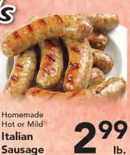 Eurofresh Market Homemade Hot or Mild Italian Sausage offer