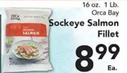 Eurofresh Market Orca Bay Sockeye Salmon Fillet offer