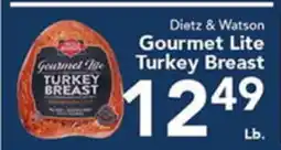 Eurofresh Market Dietz & Watson Gourmet Lite Turkey Breast offer