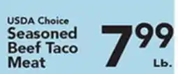 Eurofresh Market USDA Choice Seasoned Beef Taco Meat offer