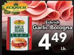 Eurofresh Market Eckrich Garlic Bologna offer