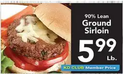 Eurofresh Market 90% Lean Ground Sirloin offer
