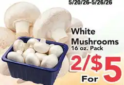 Eurofresh Market White Mushrooms offer