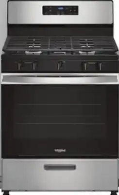 Menards Whirlpool 5.1 cu. ft. Gas Range offer