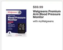Walgreens Walgreens Premium Arm Blood Pressure Monitor offer