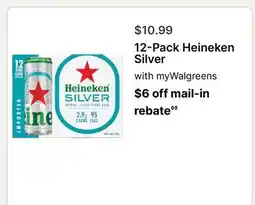 Walgreens 12-Pack Heineken Silver offer