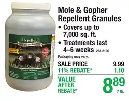 Menards Mole & Gopher Repellent Granules offer