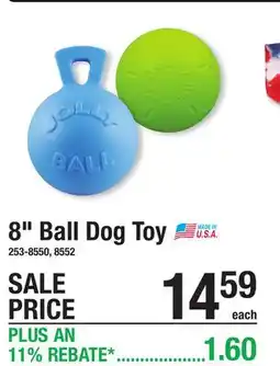 Menards 8 Ball Dog Toy offer