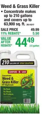 Menards Weed & Grass Killer offer