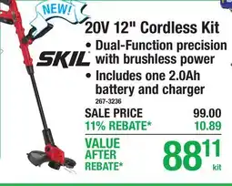 Menards 20V 12 Cordless Kit offer