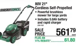 Menards 80V 21 Cordless Self-Propelled offer