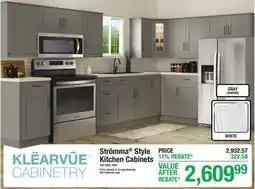 Menards Strömma Style Kitchen Cabinets offer