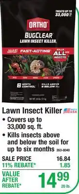 Menards Lawn Insect Killer offer