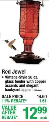 Menards Red Jewel offer