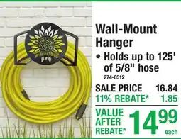 Menards Wall-Mount Hanger offer