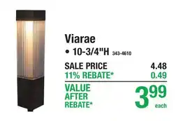 Menards Viarae Solar Path Lights offer