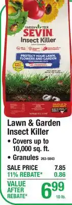 Menards Lawn & Garden Insect Killer offer