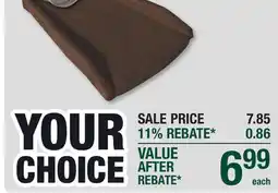 Menards Rubber Splash Block offer