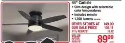 Menards SMALL ROOM 44 Carlisle offer