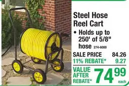 Menards Steel Hose Reel Cart offer