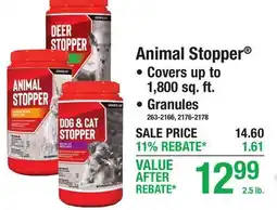 Menards Animal Stopper offer