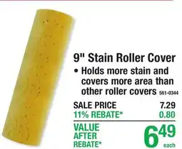 Menards 9 Stain Roller Cover offer