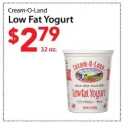 Three Guys from Brooklyn Cream-O-Land Low Fat Yogurt offer