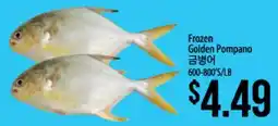 Hmart Frozen Golden Pompano offer