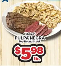 Torres Supermercado PULPA NEGRA Top Round Steak offer