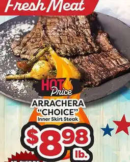 Torres Supermercado ARRACHERA CHOICE Inner Skirt Steak offer