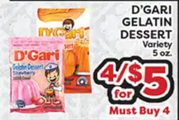 Torres Supermercado D'GARI GELATIN DESSERT offer