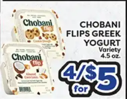 Torres Supermercado CHOBANI FLIPS GREEK YOGURT offer
