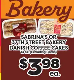 Torres Supermercado SABRÍNA'S OR 37TH STREET BAKERY DANISH COFFEE CAKES offer