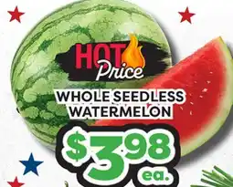 Torres Supermercado WHOLE SEEDLESS WATERMELON offer