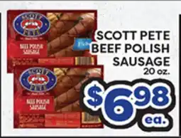 Torres Supermercado SCOTT PETE BEEF POLISH SAUSAGE offer