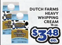 Torres Supermercado DUTCH FARMS HEAVY WHIPPING CREAM offer