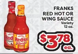 Torres Supermercado FRANKS RED HOT OR WING SAUCE offer